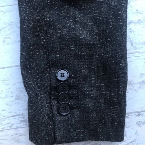 Ann Taylor Black white fleck Suit Jacket size 6P - Picture 8 of 8